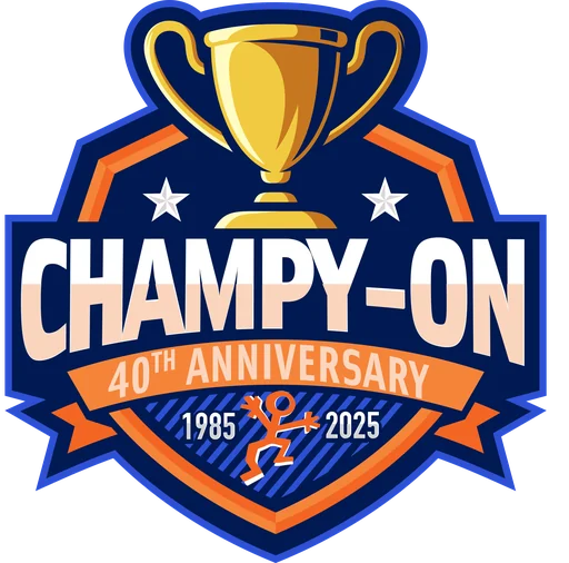 Champy-On 40th logo
